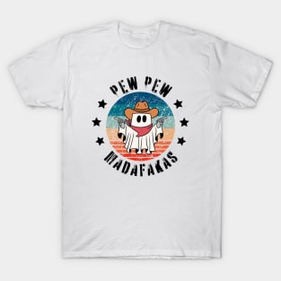 Pew Pew Madafakas Ghost Halloween T-Shirt